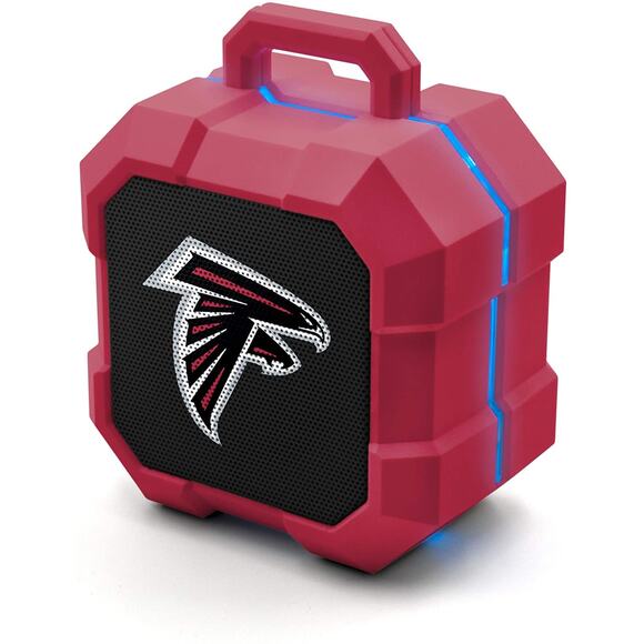 NFL Atlanta Falcons Speaker Wireless Bluetooth Shockbox LED Light Portable - Picture 1 of 3